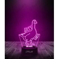 Lampka LED 3D Plexido Prezent Gęś Silly Goose - 2