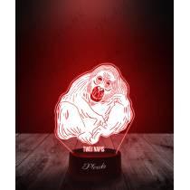 Lampka LED 3D Plexido Prezent Małpa Orangutan - 2