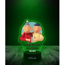 Lampka LED 3D Plexido z Nadrukiem Sąsiedzi Pat & Mat - 2