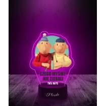 Lampka LED 3D Plexido z Nadrukiem Sąsiedzi Pat & Mat - 3
