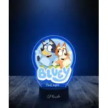 Lampka LED 3D Plexido z Nadrukiem Bajka Blue i Bingo - 2