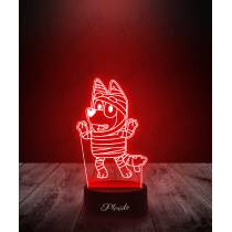 Lampka LED 3D Plexido Prezent Bajka Bluey Halloween - 2