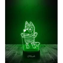 Lampka LED 3D Plexido Prezent Bajka Bluey Halloween - 3