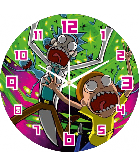 Zegar Ścienny dla Dzieci Plexido Rick and Morty - 2