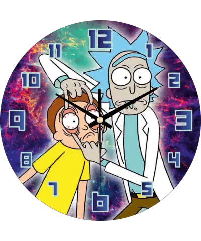 Zegar Ścienny dla Dzieci Plexido Rick and Morty Oczy - 2