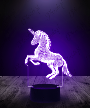 Lampka LED 3D Plexido Jednorożec Galop - 2