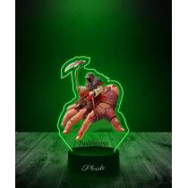 Lampka LED 3D Plexido z Nadrukiem Tibia The Hellgrip - 1