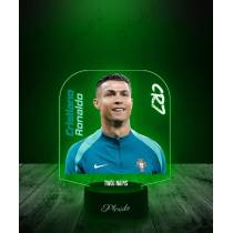 Lampka LED 3D Plexido z Nadrukiem Cristiano Ronaldo Piłkarz - 2