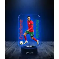 Lampka LED 3D Plexido z Nadrukiem Cristiano Ronaldo Sportowiec - 1