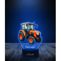 Lampka LED 3D Plexido z Nadrukiem Traktor Kubota L1-522 - 1