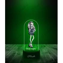 Lampka LED 3D Plexido z Nadrukiem Monster High Frankie Stein - 3