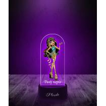 Lampka LED 3D Plexido z Nadrukiem Monster High Cleo De Nile - 2