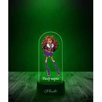 Lampka LED 3D Plexido z Nadrukiem Monster High Clawdeen Wolf - 3