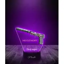 Lampka LED 3D Plexido z Nadrukiem CSGO Skin USP-S Neo Noir - 2