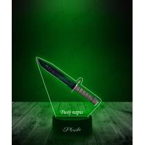 Lampka LED 3D Plexido z Nadrukiem CSGO Bayonet Gamma Doppler Phase - 1