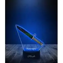 Lampka LED 3D Plexido z Nadrukiem CSGO Bayonet Gamma Doppler Phase - 2