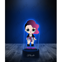 Lampka LED 3D Plexido z Nadrukiem LOL Surprise Rocker - 1
