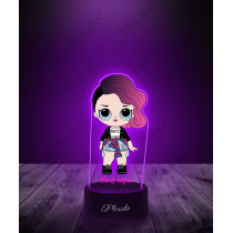 Lampka LED 3D Plexido z Nadrukiem LOL Surprise Rocker - 3