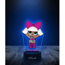 Lampka LED 3D Plexido z Nadrukiem LOL Surprise Diva - 1