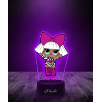 Lampka LED 3D Plexido z Nadrukiem LOL Surprise Diva - 2