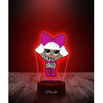 Lampka LED 3D Plexido z Nadrukiem LOL Surprise Diva - 3