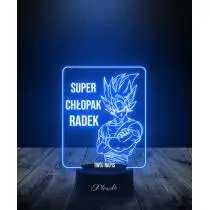 Lampka LED 3D Plexido Prezent Dzień Chłopaka Dragon Ball Goku - 2