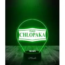 Lampka LED 3D Plexido Prezent Piwo Chłopaka - 1