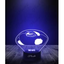 copy of 3D LED Lampe Plexido Geschenk Panzer Kampffahrzeug - 2