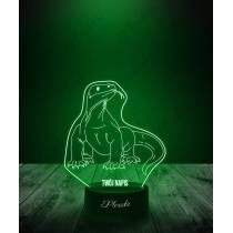 Lampka LED 3D Plexido Prezent Waran z Komodo - 1