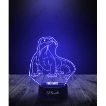 Lampka LED 3D Plexido Prezent Waran z Komodo - 3