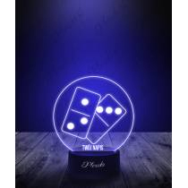 Lampka LED 3D Plexido Prezent Klocki Domino - 2