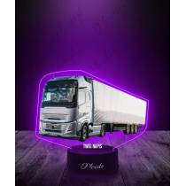 Lampka LED 3D Plexido z Nadrukiem Ciężarówka Volvo FH - 1