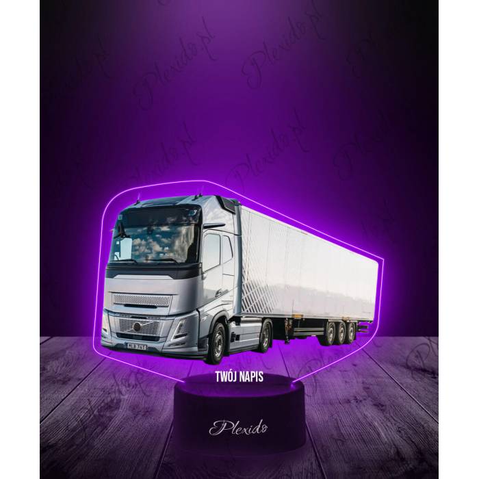 Lampka LED 3D Plexido z Nadrukiem Ciężarówka Volvo FH - 1