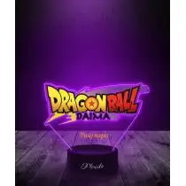 Lampka LED 3D Plexido z Nadrukiem Anime Dragon Ball Daima Logo - 3