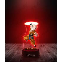 Lampka LED 3D Plexido z Nadrukiem Anime Dragon Ball Dima Krillin - 1