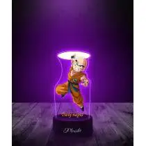 Lampka LED 3D Plexido z Nadrukiem Anime Dragon Ball Dima Krillin - 3