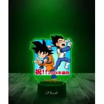 Lampka Na Biurko z Nadrukiem Prezent Anime Dragon Ball Daima Goku Vegeta - 2