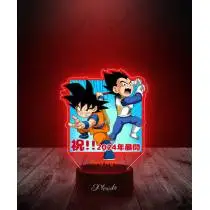 Lampka Na Biurko z Nadrukiem Prezent Anime Dragon Ball Daima Goku Vegeta - 3