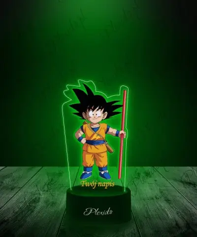 Lampka LED 3D Plexido z Nadrukiem Prezent Anime Dragon Ball Daima Goku - 1