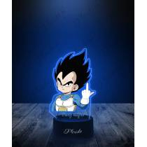 Lampka LED 3D Plexido z Nadrukiem Prezent Anime Dragon Ball Daima Vegeta - 2