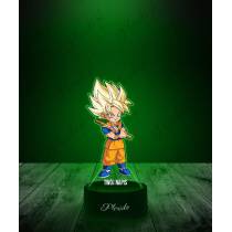 Lampka LED 3D Plexido z Nadrukiem Prezent Anime Dragon Ball Super Saiyan - 1