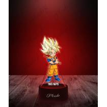 Lampka LED 3D Plexido z Nadrukiem Prezent Anime Dragon Ball Super Saiyan - 2