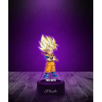 Lampka LED 3D Plexido z Nadrukiem Prezent Anime Dragon Ball Super Saiyan - 3