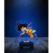 Lampka LED 3D Plexido z Nadrukiem Prezent Anime Dragon Ball Son Goku - 1