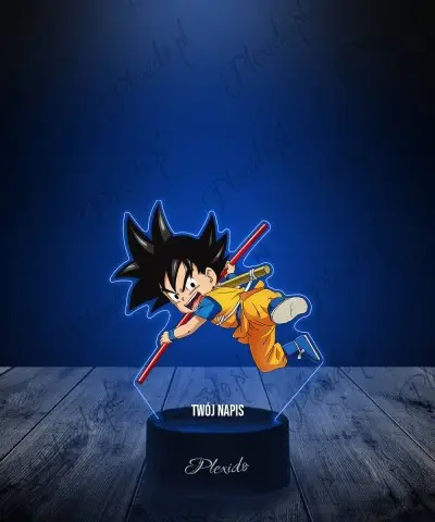 Lampka LED 3D Plexido z Nadrukiem Prezent Anime Dragon Ball Son Goku - 1