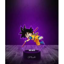 Lampka LED 3D Plexido z Nadrukiem Prezent Anime Dragon Ball Son Goku - 2