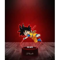 Lampka LED 3D Plexido z Nadrukiem Prezent Anime Dragon Ball Son Goku - 3