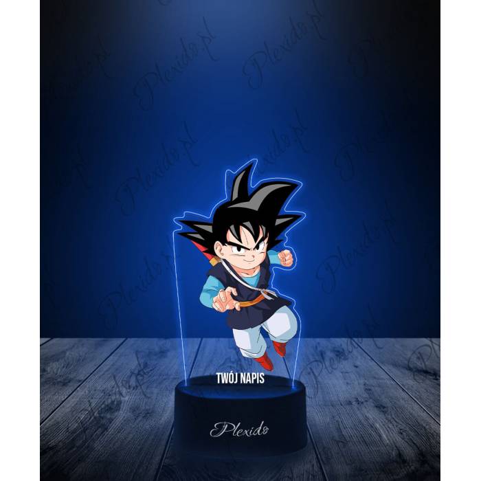 Lampka LED 3D Plexido z Nadrukiem Prezent Anime Dragon Ball Goku - 1