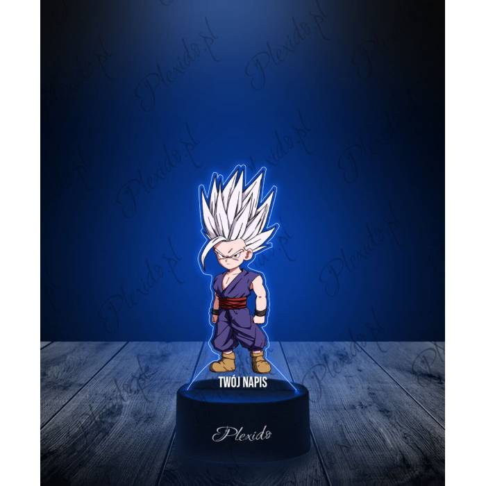 Lampka LED 3D Plexido z Nadrukiem Prezent Anime Dragon Ball Beast Gohan - 1