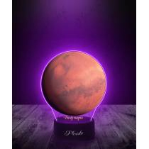 Lampka LED 3D Plexido z Nadrukiem Prezent Astronomia Planeta Mars - 2